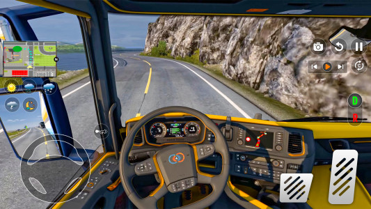 اسکرین شات 3 بازی US Cargo Truck Driving 3D Game