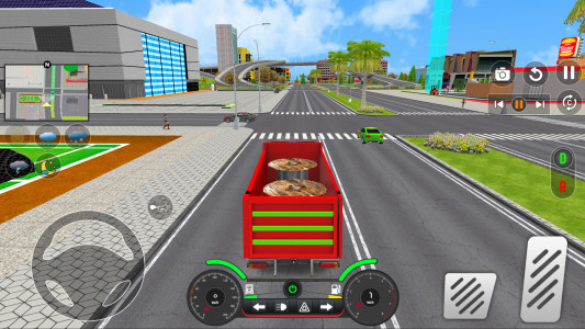 اسکرین شات 6 بازی US Cargo Truck Driving 3D Game