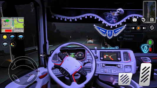 اسکرین شات 4 بازی US Cargo Truck Driving 3D Game