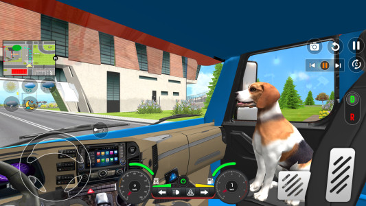 اسکرین شات 8 بازی US Cargo Truck Driving 3D Game