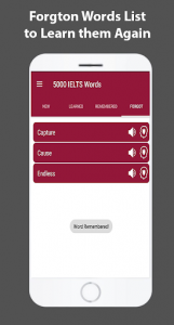 اسکرین شات برنامه IELTS 5000 Essential Words - IELTS Vocabulary 5