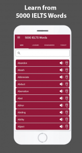اسکرین شات برنامه IELTS 5000 Essential Words 1