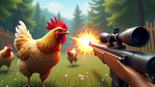 اسکرین شات 4 بازی Chicken Gun Attack Shooter