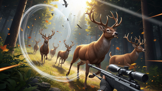 اسکرین شات 1 بازی Deer Hunter: Sniper Shooting