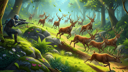 اسکرین شات 3 بازی Deer Hunter: Sniper Shooting