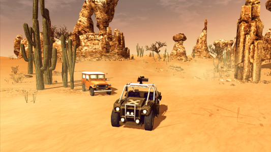اسکرین شات بازی Offroad Jeep Drift Desert Race 3