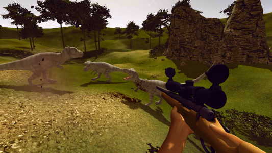 اسکرین شات 3 بازی Dino Down: A Sniper's Odyssey