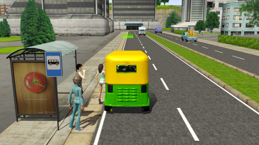 اسکرین شات بازی Tuk Tuk Rickshaw City Driving 2