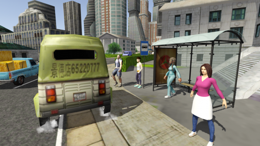 اسکرین شات بازی Tuk Tuk Rickshaw City Driving 4