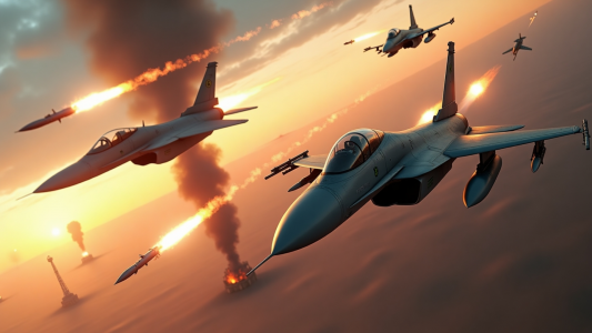 اسکرین شات 3 بازی Jet fighter JF-17 vs Rafale