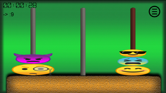 اسکرین شات 3 بازی Tower of Hanoi