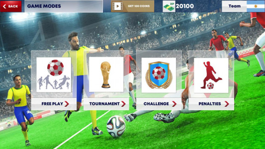 اسکرین شات برنامه Football Games : Soccer Cup 5