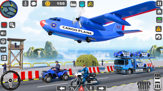 اسکرین شات 4 بازی Police Truck Driving Games 3D