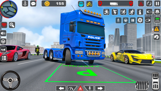 اسکرین شات بازی Police Truck Driving Games 3D 5