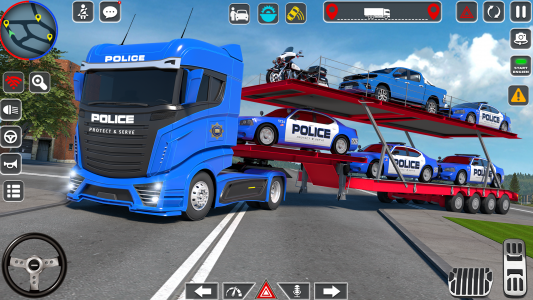 اسکرین شات بازی Police Truck Driving Games 3D 2