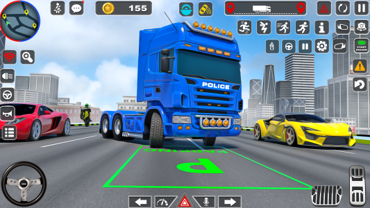 اسکرین شات 5 بازی Police Truck Driving Games 3D