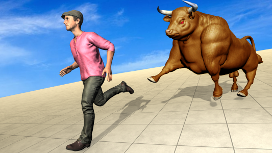 اسکرین شات بازی Angry Wild Bull Racing Game 3
