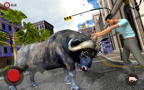 اسکرین شات بازی Angry Wild Bull Racing Game 4