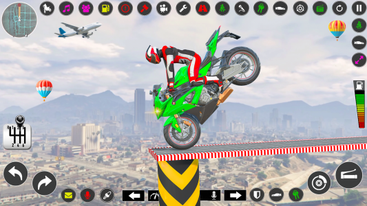 اسکرین شات برنامه Mega Ramp Bike Stunt Games 3D 3