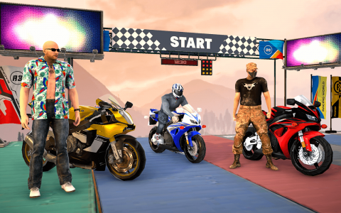اسکرین شات برنامه Mega Ramp Bike Stunt Games 3D 5