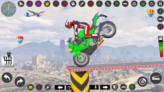 اسکرین شات برنامه Mega Ramp Bike Stunt Games 3D 2