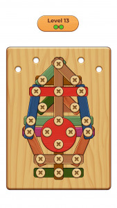 اسکرین شات بازی Wood Screw Puzzle 1
