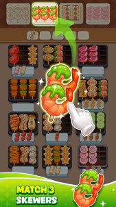 اسکرین شات 1 بازی Skewer Jam: Food Sort
