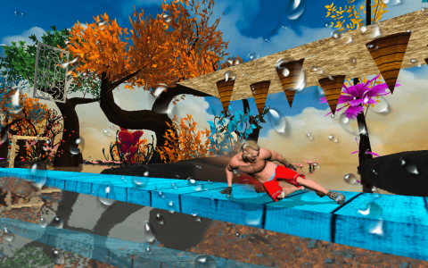 اسکرین شات 5 بازی Stuntman Water Run 2