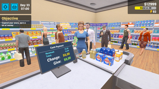 اسکرین شات بازی Manage Supermarket Simulator 2