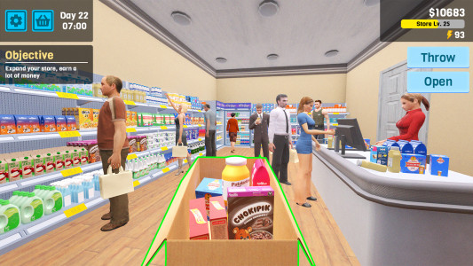 اسکرین شات بازی Manage Supermarket Simulator 1