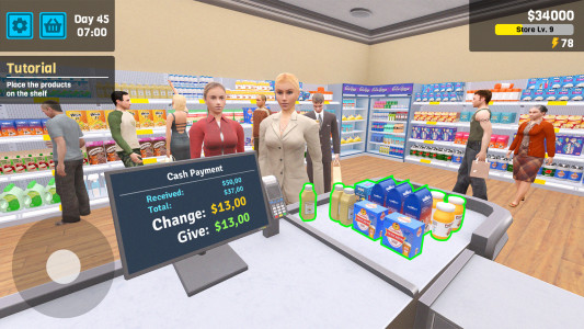 اسکرین شات بازی Manage Supermarket Simulator 5