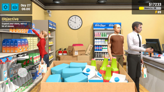 اسکرین شات بازی Manage Supermarket Simulator 1