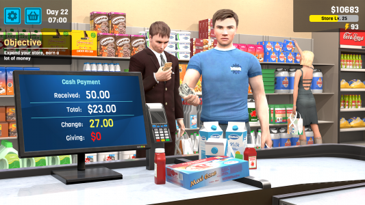اسکرین شات بازی Manage Supermarket Simulator 2