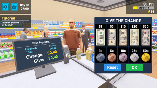 اسکرین شات بازی Manage Supermarket Simulator 3