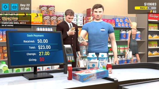 اسکرین شات بازی Supermarket Simulator Store 2