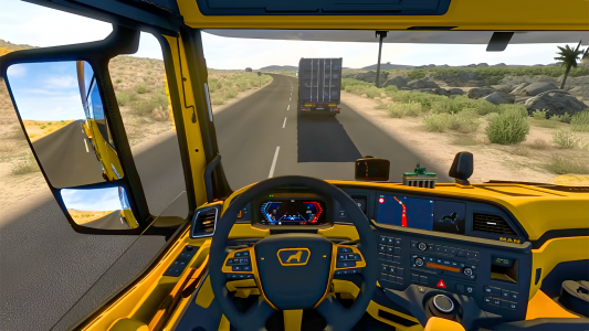 اسکرین شات 2 بازی Euro Truck Driving: Truck Game