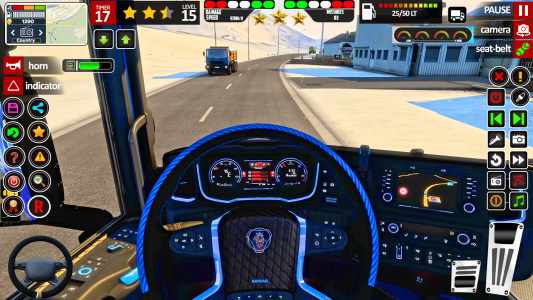 اسکرین شات 1 بازی American Truck Driving Game 3D