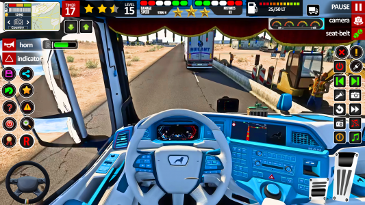 اسکرین شات 3 بازی American Truck Driving Game 3D