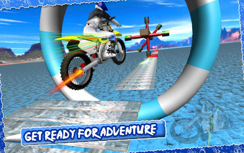 اسکرین شات بازی Wipeout Bike Stunts 3D 1