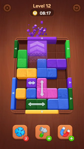 اسکرین شات 2 بازی Wood Away, Block Jam