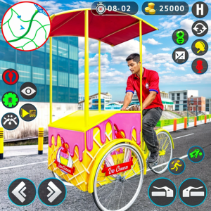 اسکرین شات 1 بازی City Ice Cream Man Simulator