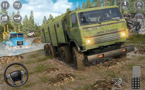 اسکرین شات بازی Mud Truck Driving Games 3D 3