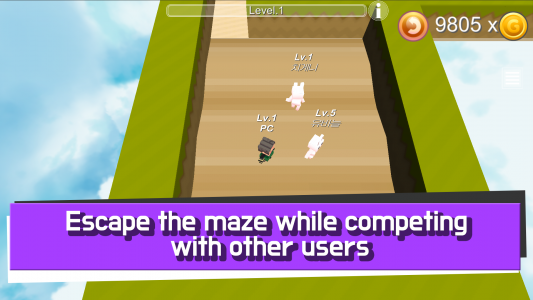 اسکرین شات بازی Maze.io 3