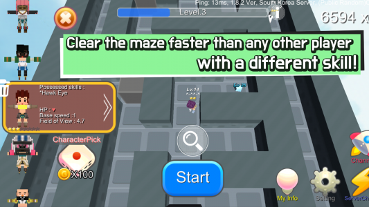 اسکرین شات بازی Maze.io 4