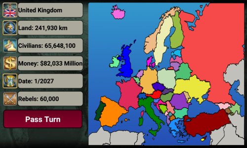 اسکرین شات 2 بازی Europe Empire