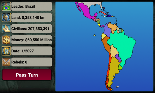 اسکرین شات بازی Latin America Empire 2