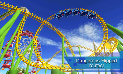 اسکرین شات بازی Real Roller Coaster Park Ride Rush Simulator 5