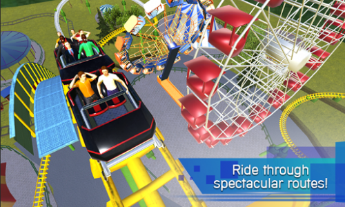 اسکرین شات بازی Real Roller Coaster Park Ride Rush Simulator 4
