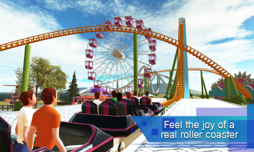 اسکرین شات بازی Real Roller Coaster Park Ride Rush Simulator 3
