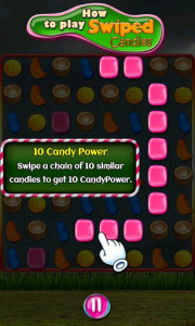 اسکرین شات بازی Swiped Candy 4